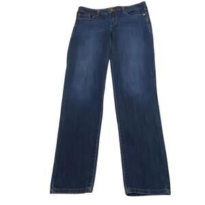 Lauren Conrad Relaxed fit Tapered leg women's size 6  Dark blue jeans